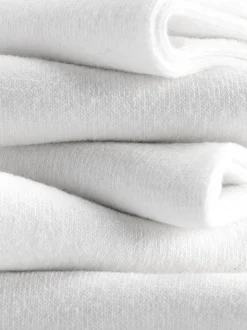 Pack de 5 pares de calcetines altos blancos