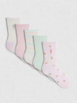 Pack de 5 pares de calcetines altos con helados