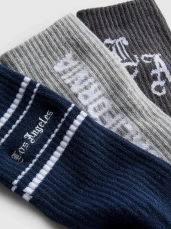 Pack de 3 pares de calcetines «City District»