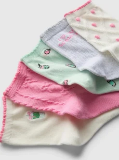 Pack de 5 pares de calcetines con diseño de matcha