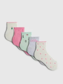 Pack de 5 pares de calcetines con diseño de matcha
