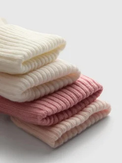 Pack de 4 pares de calcetines de canalé