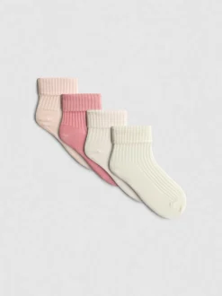Pack de 4 pares de calcetines de canalé