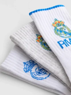 Pack de 3 pares de calcetines del Real Madrid