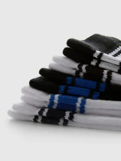 Pack de 5 pares de calcetines deportivos a rayas