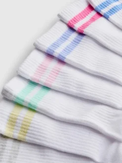 Pack de 7 pares de calcetines deportivos de canalé