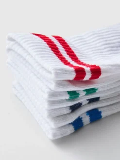Pack de 7 pares de calcetines deportivos de canalé