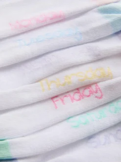 Pack de 7 pares de calcetines de días de la semana