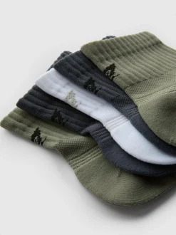 Pack de 5 pares de calcetines deportivos de canalé