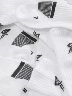 Pack de 5 pares de calcetines deportivos de canalé
