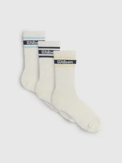 Pack de 3 pares de calcetines deportivos Wilson