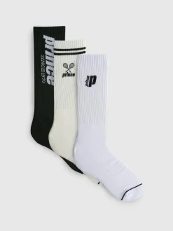 Pack de 3 pares de calcetines deportivos Prince