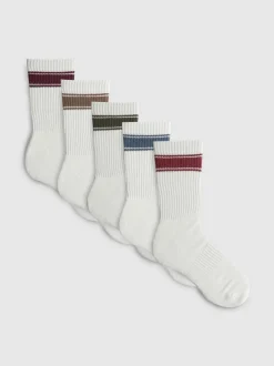 Pack de 5 pares de calcetines deportivos a rayas