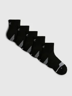 Pack de 5 pares de calcetines deportivos de 1/4