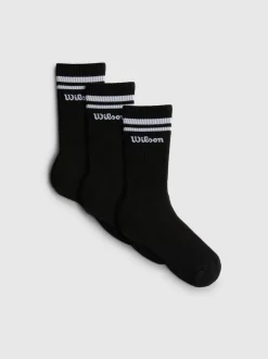 Pack de 3 pares de calcetines deportivos Wilson