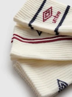 Pack de 3 pares de calcetines de algodón de Umbro