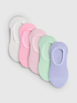 Pack de 5 pares de calcetines de deporte invisibles