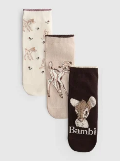Pack de 3 pares de calcetines de Bambi de Disney