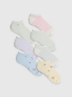 Pack de 7 pares de calcetines deportivos con algodón