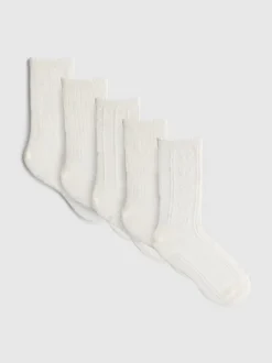 Pack de 5 pares de calcetines texturizados