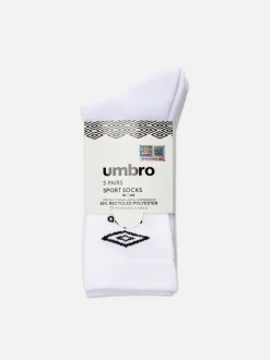 Pack de 5 pares de calcetines tobilleros de Umbro