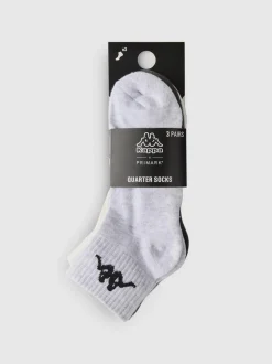 Pack de 3 pares de calcetines tobilleros de Kappa
