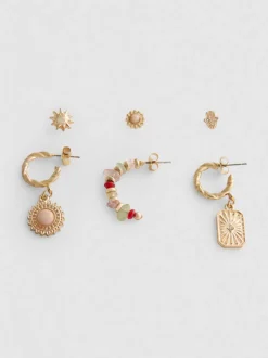 Pack de 6 pares de pendientes surtidos