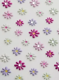 Pack de 52 pegatinas de flores para uñas de PS…