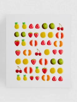 Pack de 52 pegatinas de frutas para uñas de PS…