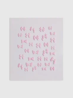 Pack de 33 pegatinas de lazos para las uñas de PS...