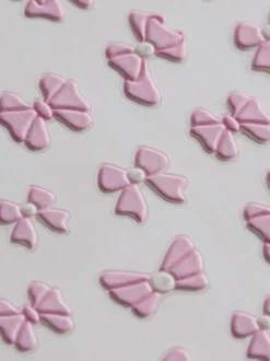 Pack de 33 pegatinas de lazos para las uñas de PS...