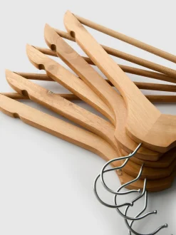 Pack de 5 perchas de madera