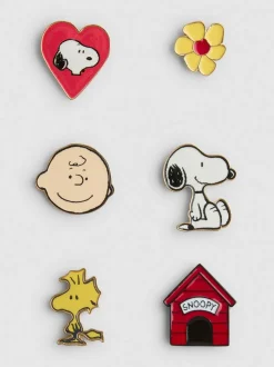 Pack de 6 pines de Peanuts