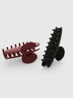 Pack de 2 pinzas curvas para el cabello