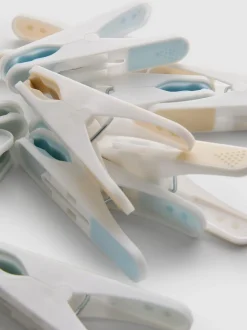 Pack de 10 pinzas de plástico para la ropa