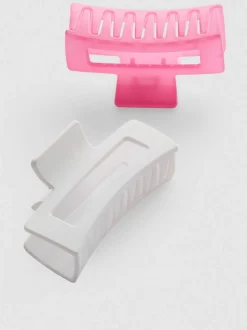 Pack de 2 pinzas rectangulares para el pelo