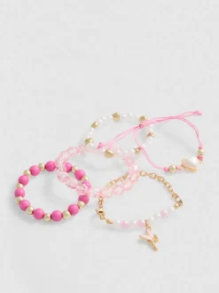 Pack de 5 pulseras con colgantes de hadas