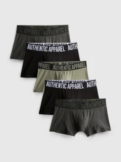 Pack de 5 slips de talle bajo estampados