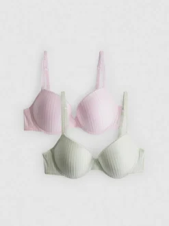 Pack de 2 sujetadores push-up Lola en copas A-D