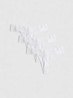 Pack de 3 tangas bandeau nupciales de encaje