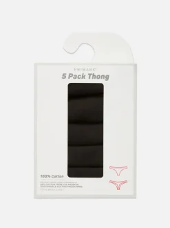 Pack de 5 tangas básicos
