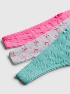 Pack de 3 tangas de pointelle sin costuras