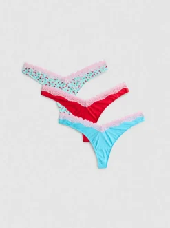 Pack de 3 tangas miami de microfibra estampados