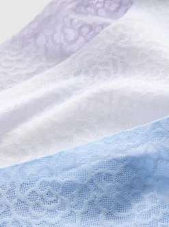 Pack de 3 tangas texturizados de pernera alta