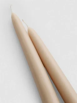 Pack de 2 velas de candelabro cónicas