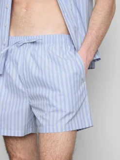 Pantalón corto de pijama a rayas