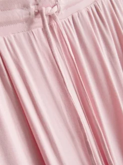 Pantalón de pijama holgado rico en modal