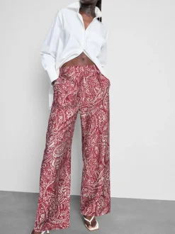 Pantalón palazzo estampado