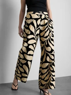 Pantalón palazzo estampado