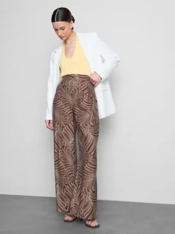 Pantalón palazzo estampado
